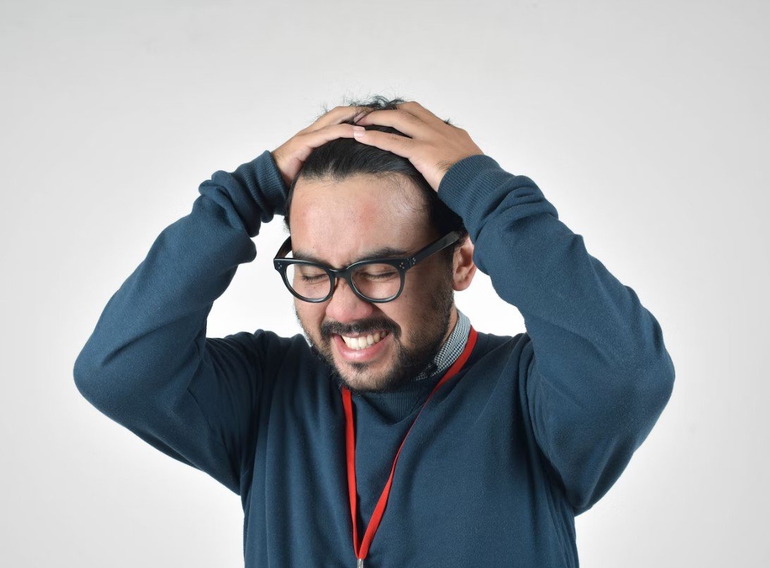 Man frustrated